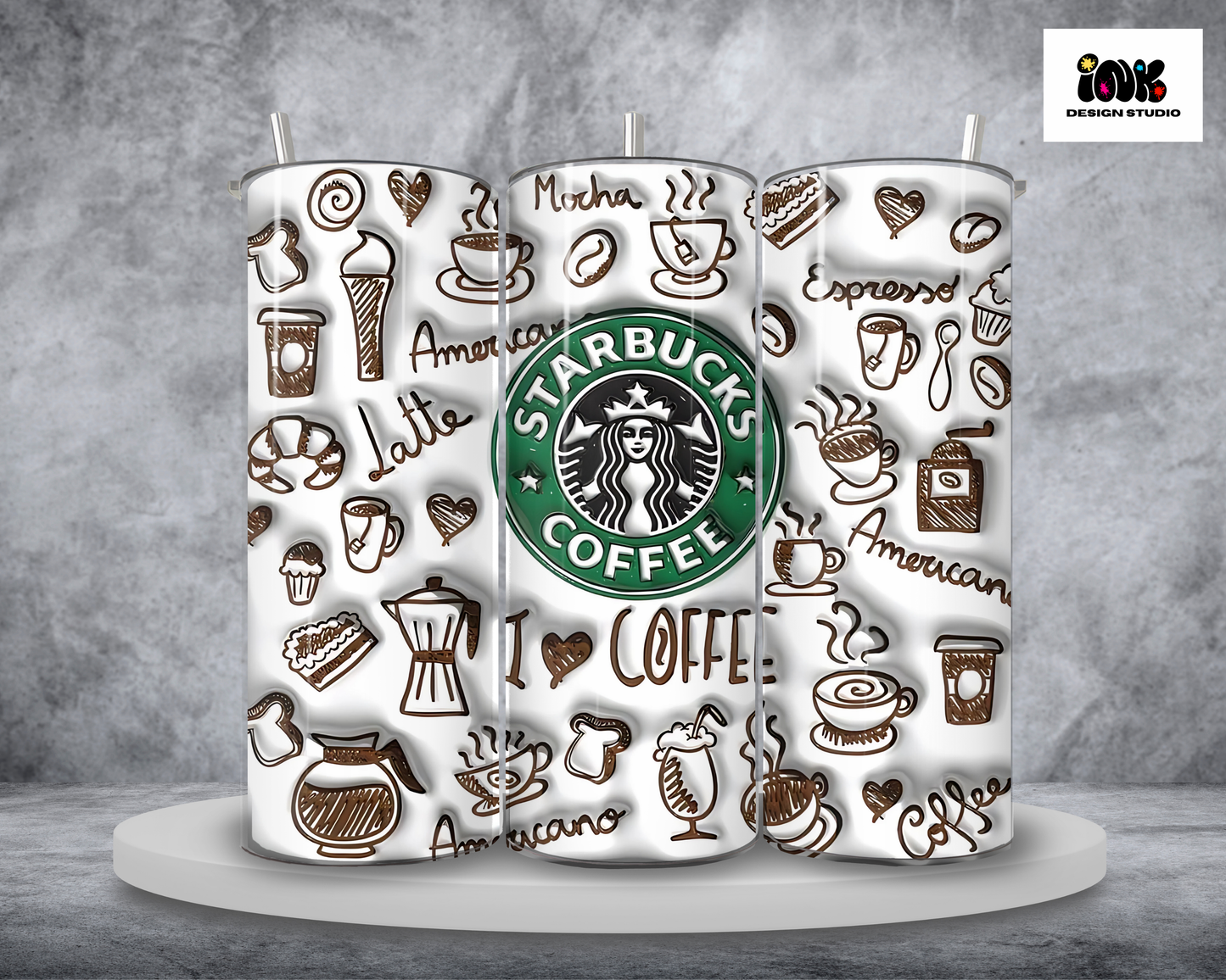 Starbucks 3D 20oz Tumbler